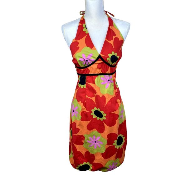 ivy jane Dresses & Skirts - Ivy Jane halter tie dress, size 4, floral, summer, beach, sleeveless